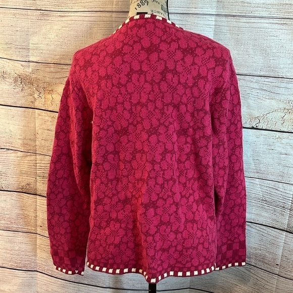 Vintage Nomadic Traders Cardigan Sweater Front Zipper Size Large Ramie/Cotton - Picture 7 of 9